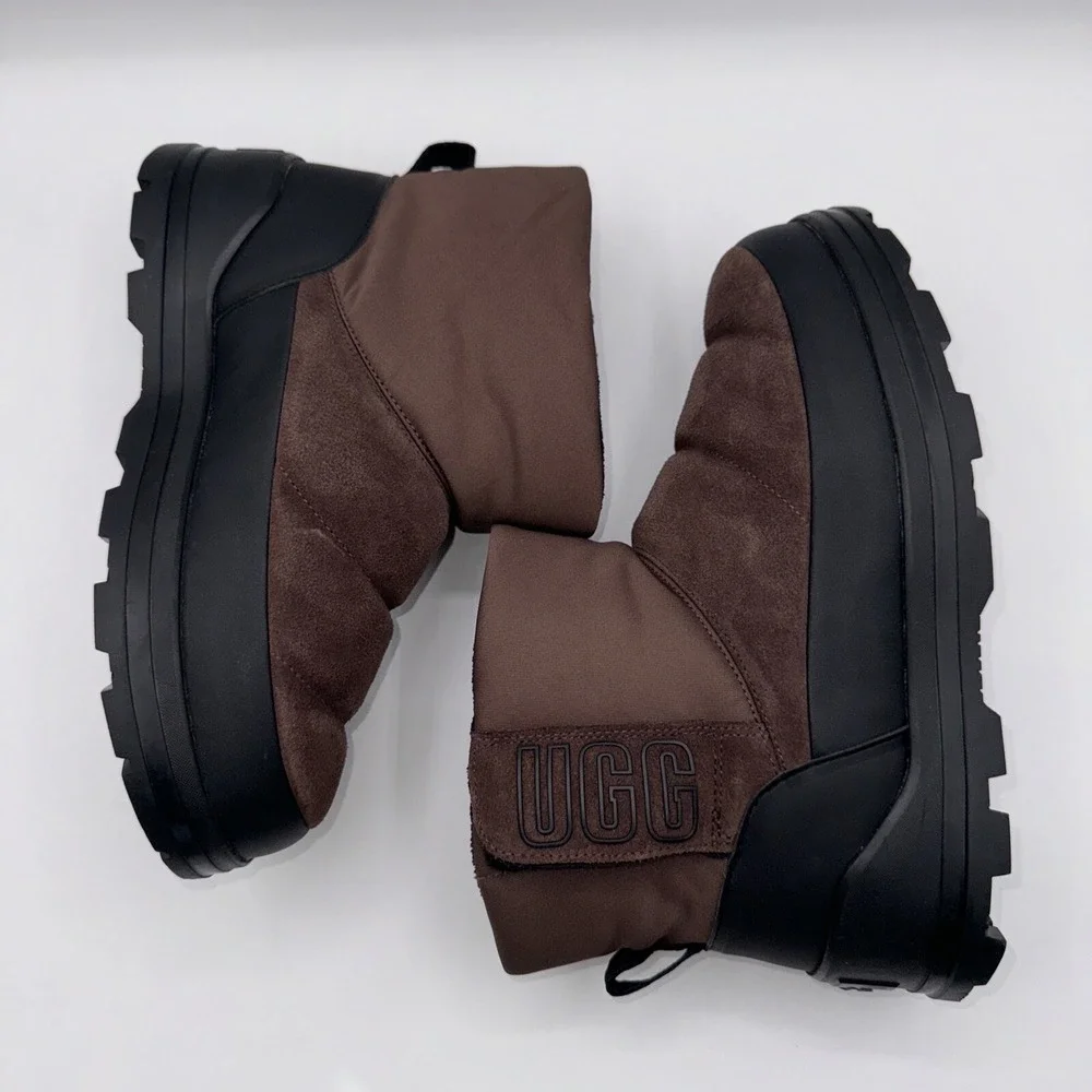 Ugg‎ Classic Klamath Mini Boots Women's Size 8 Cedar Brown Waterproof Bootie